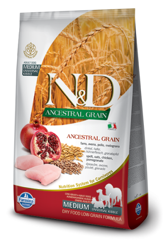 N&D Low Grain Medium Adult Chicken&Pomegranate
